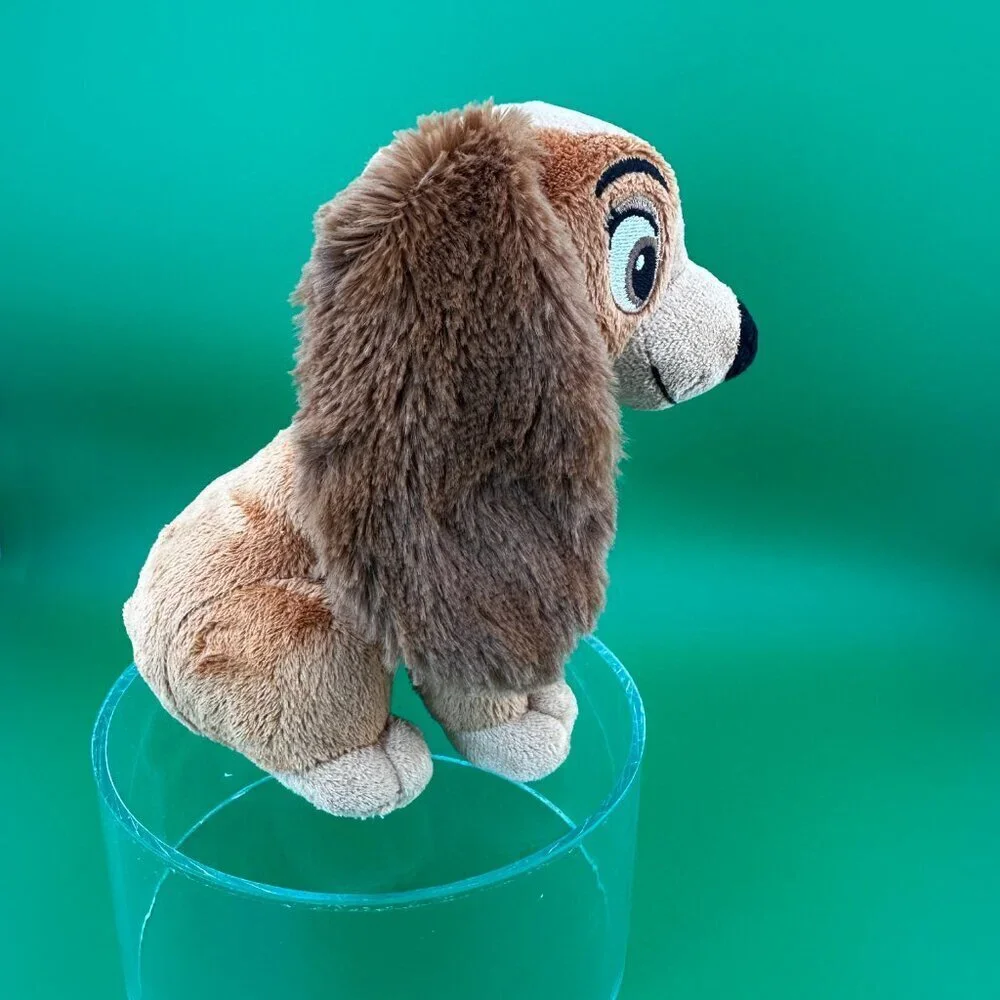 DISNEY PLUSH LADY 6 INCH DOG JUST PLAY STUFFED ANIMAL